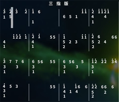 光遇钢琴安河桥简谱介绍