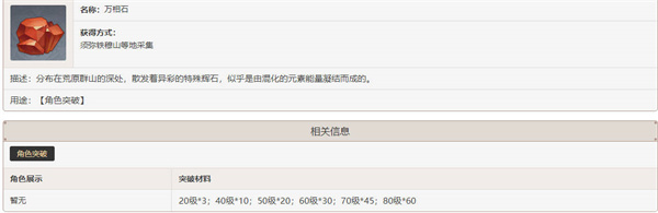 原神3.6万相石作用介绍