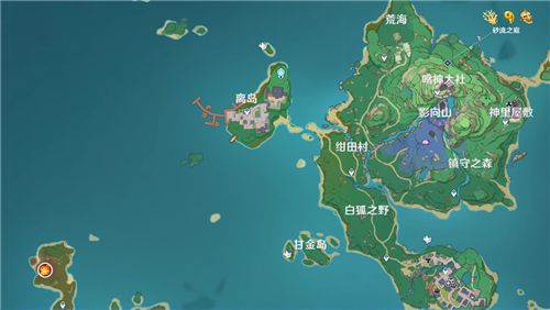 原神稻妻地图岛屿数量介绍