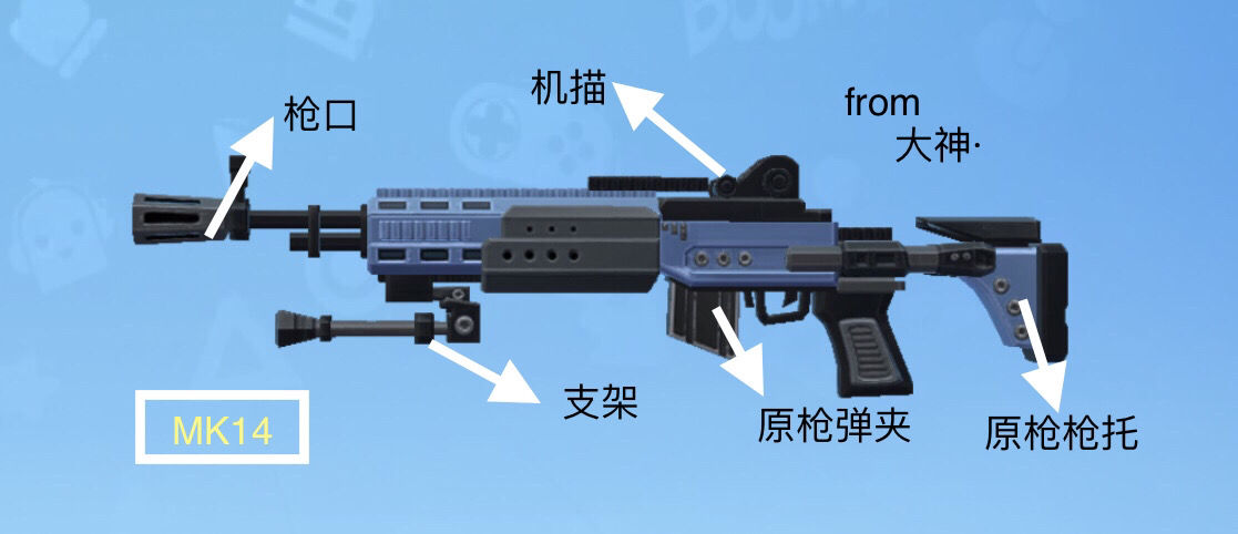 香肠派对MK14枪械介绍