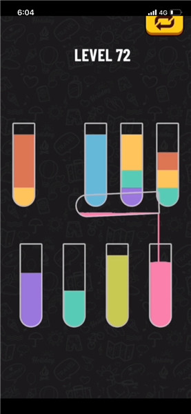 微信小程序水排序谜题72关怎么过