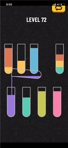 微信小程序水排序谜题72关怎么过